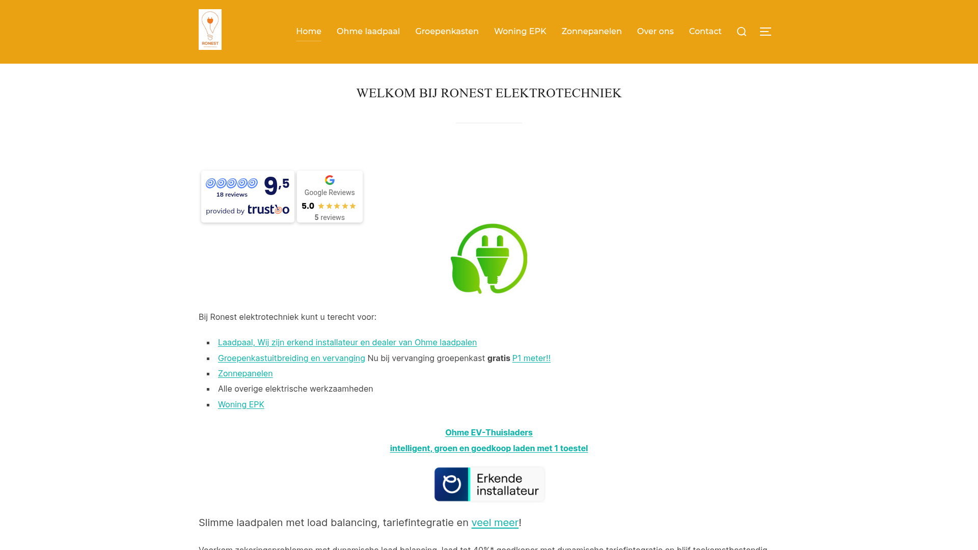 Screenshot van ronest.com