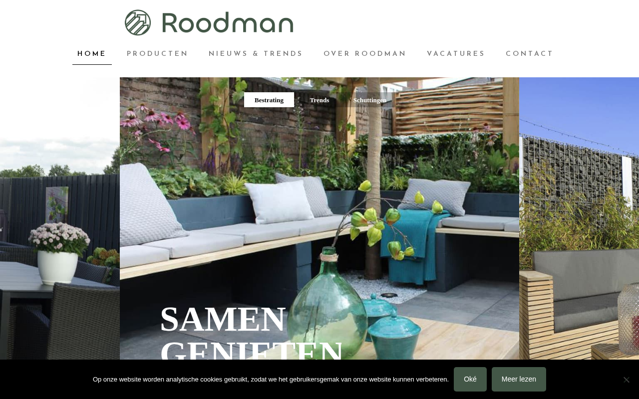 Screenshot van roodman.nl