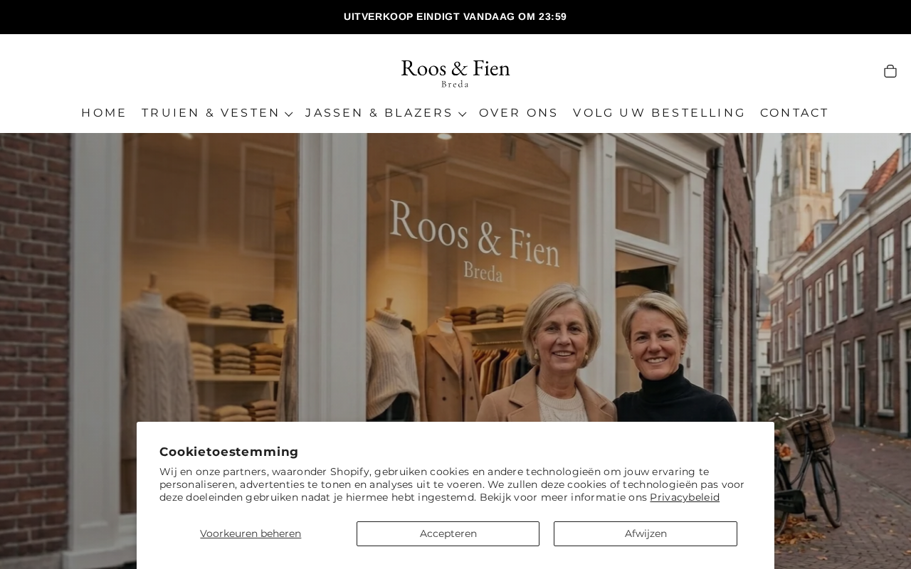 Screenshot van roosenfienbreda.nl