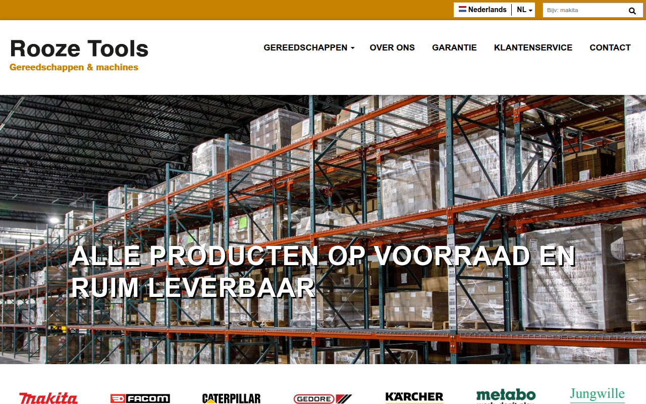 Screenshot van roozetools.nl