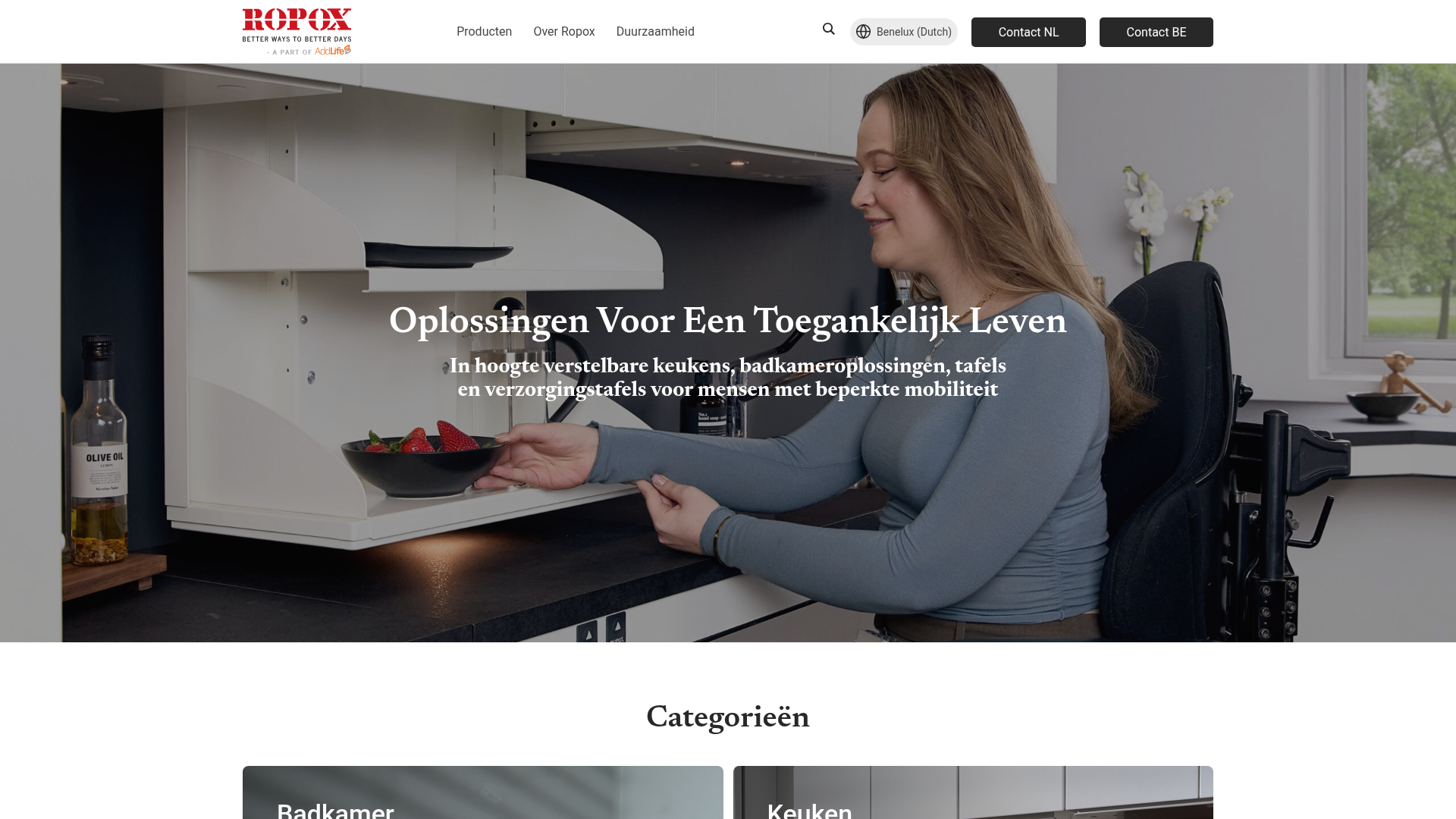 Screenshot van ropox.nl