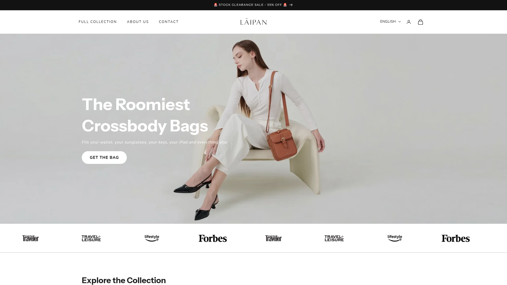 Screenshot van rosaliabags.com