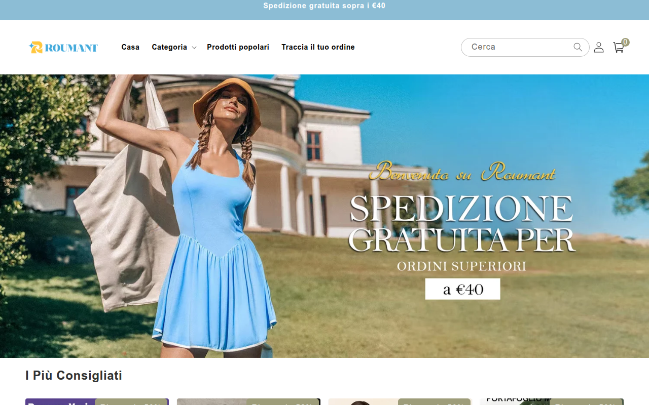 Screenshot van roumant.com