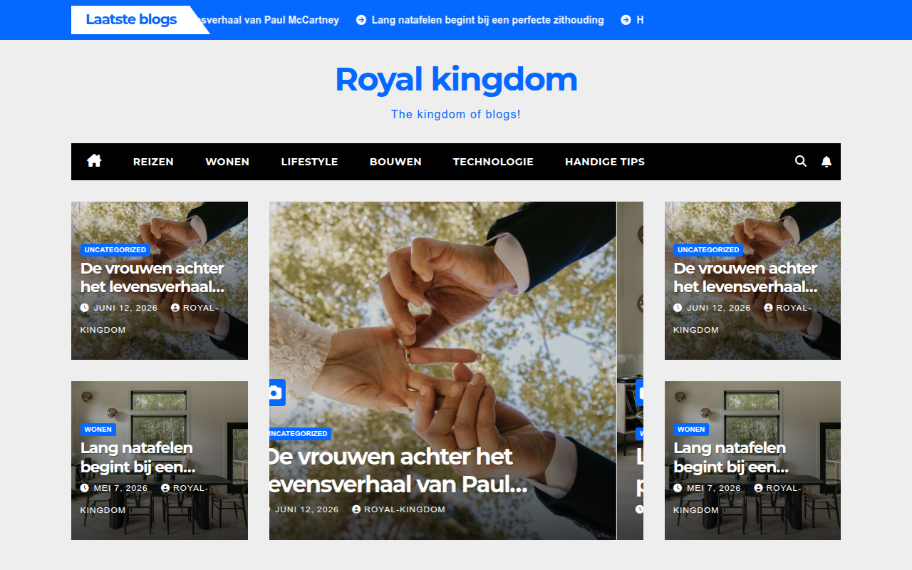 Screenshot van royal-kingdom.nl