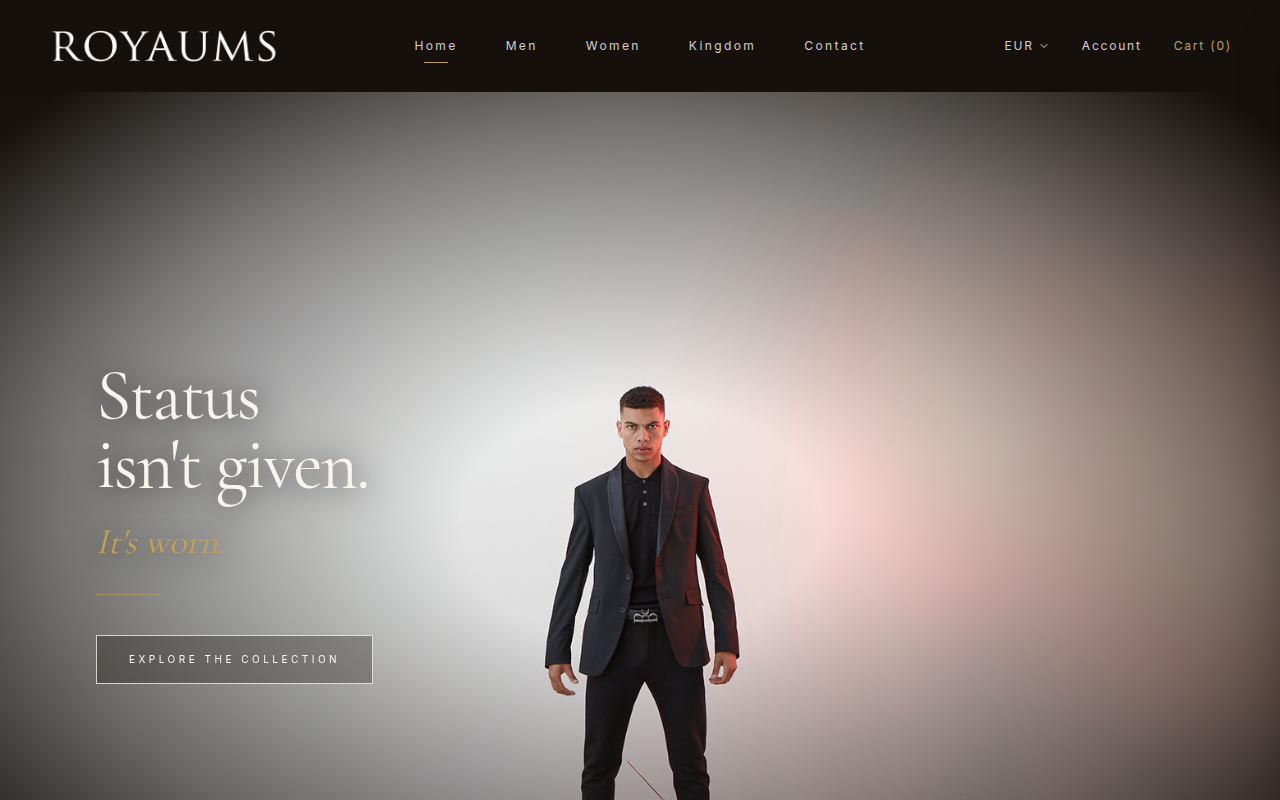 Screenshot van royaums.com