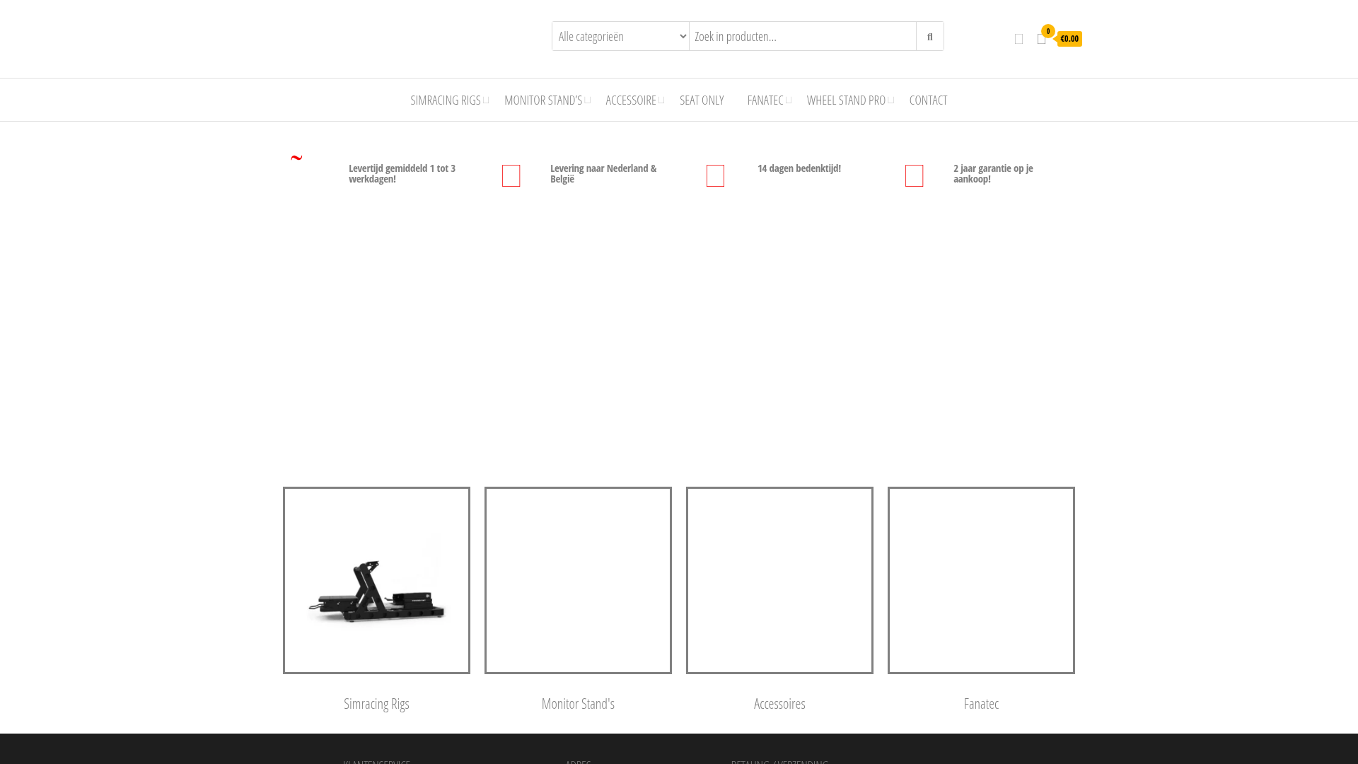 Screenshot van rseatstore.nl