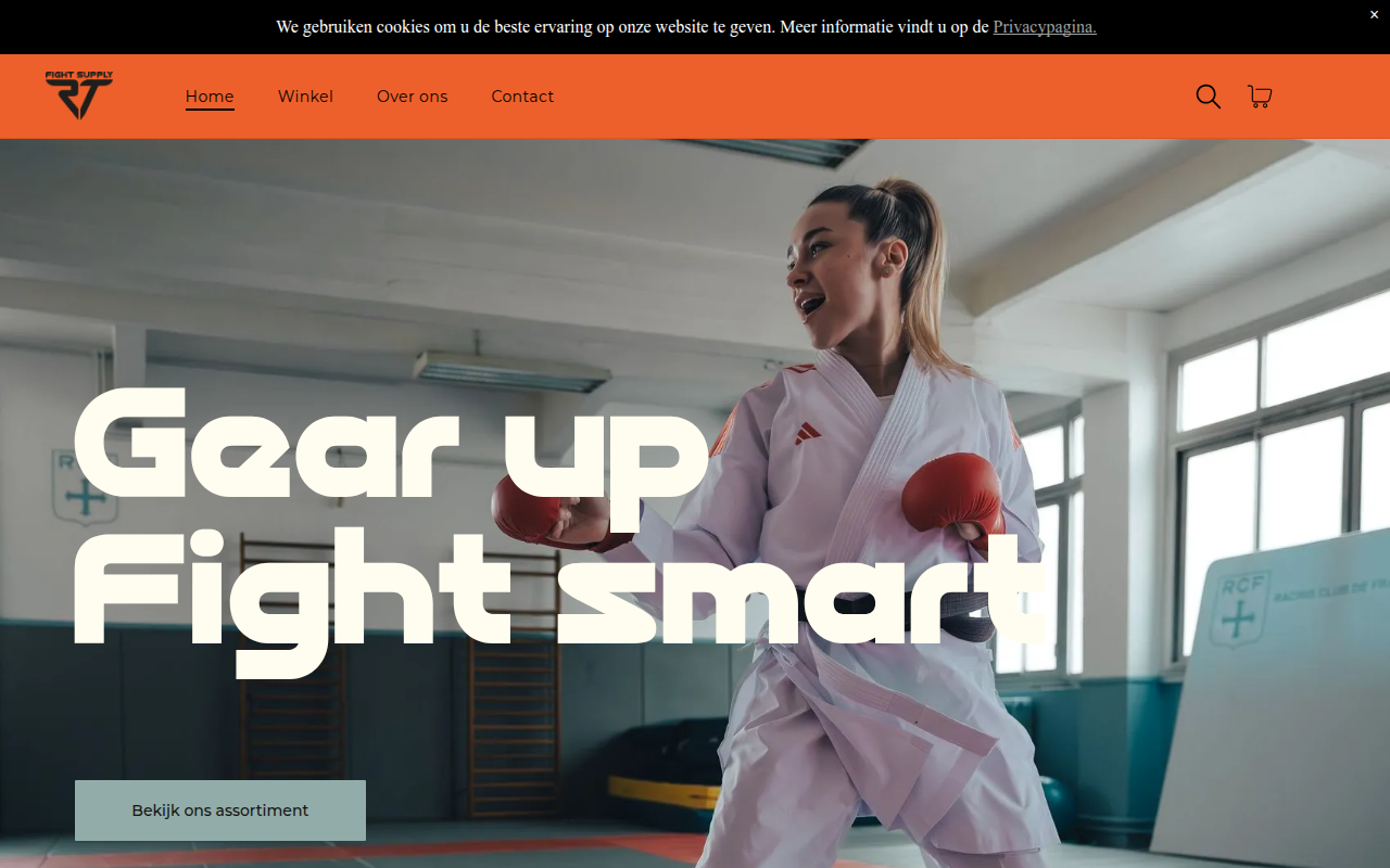Screenshot van rtfightsupply.com