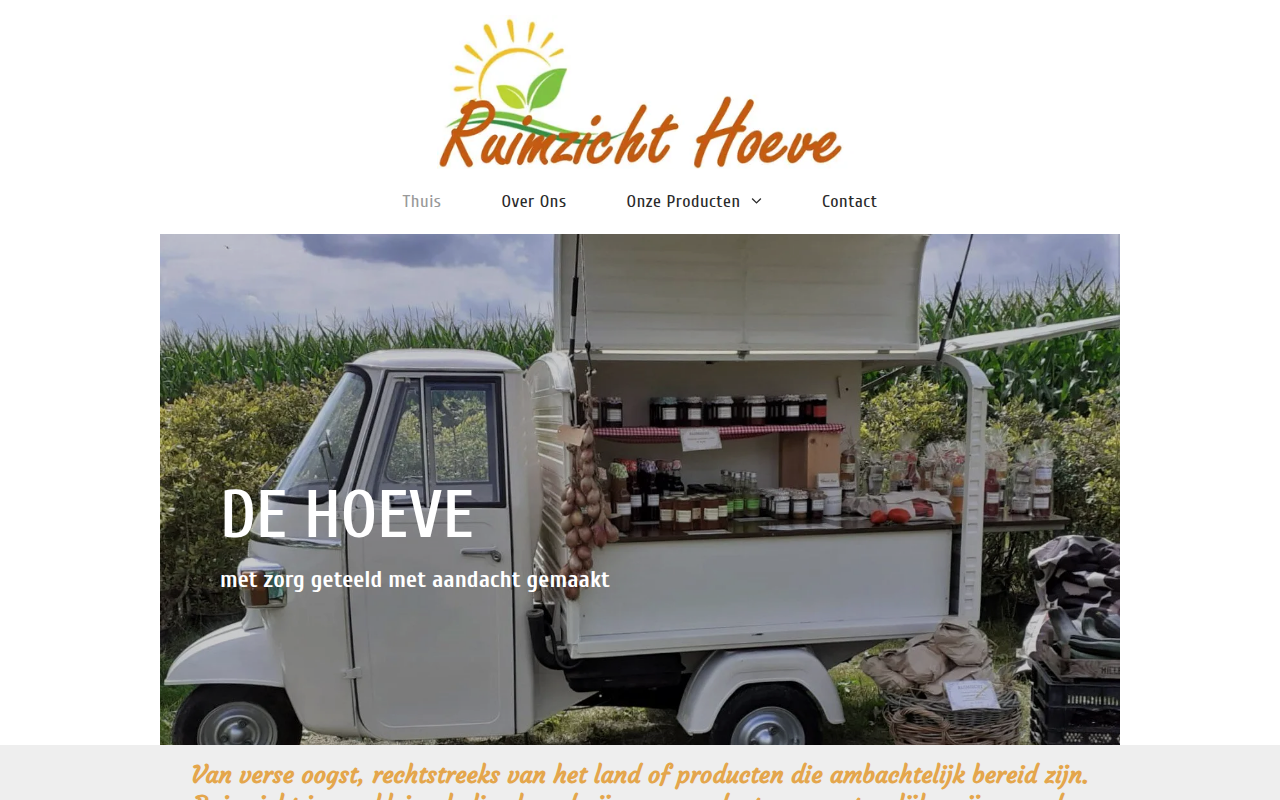 Screenshot van ruimzicht.shop