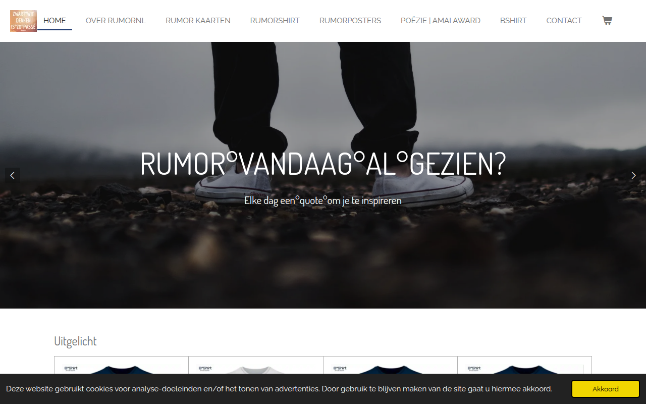 Screenshot van rumornl.nl