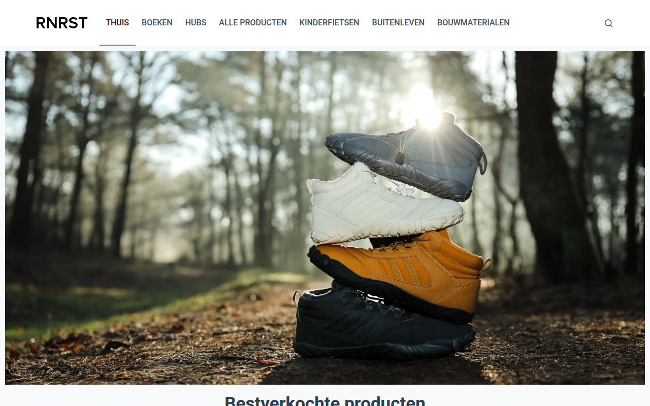 Screenshot van runnermagazijn.com