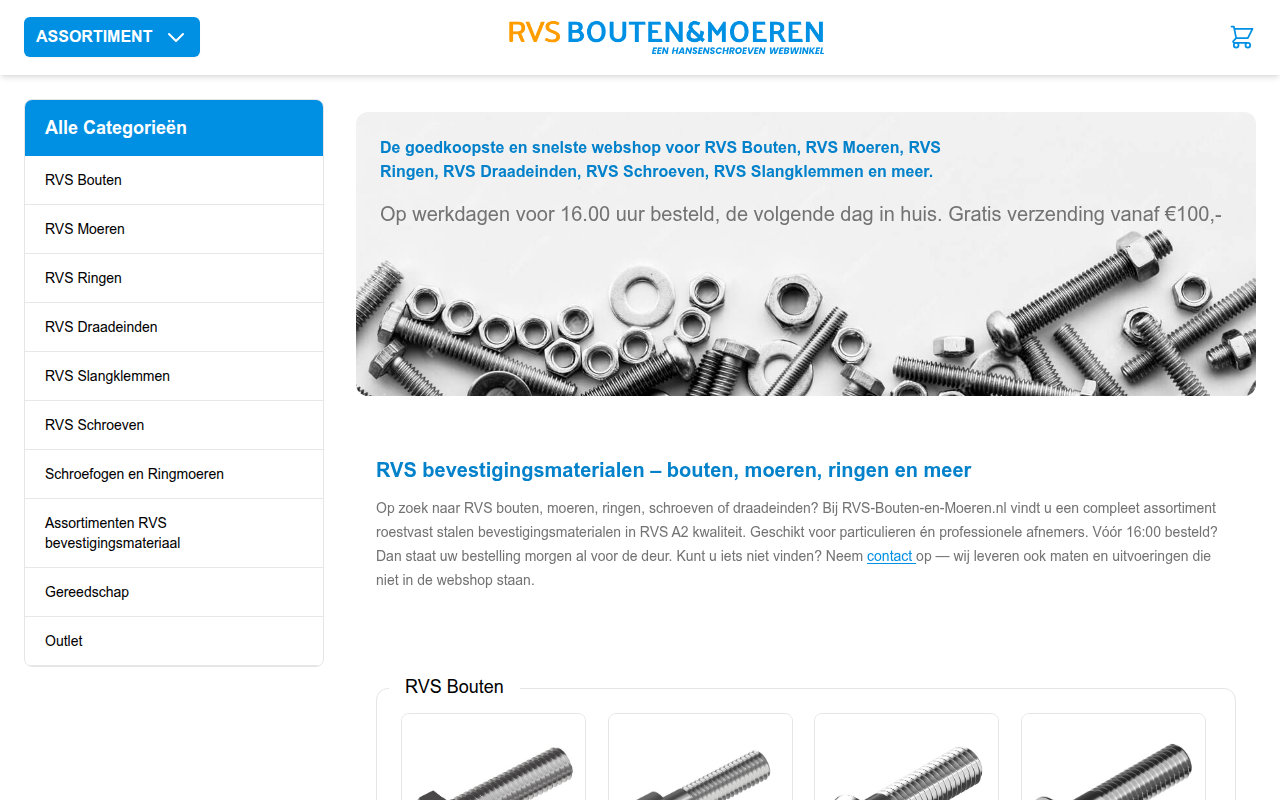 Screenshot van rvs-bouten-en-moeren.nl