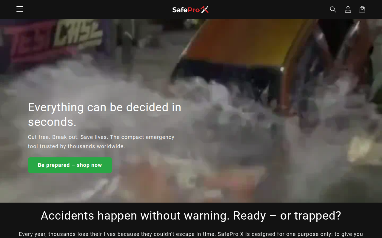 Screenshot van safe-pro.co
