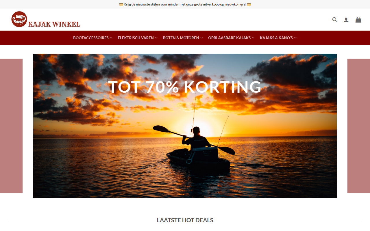 Screenshot van sailingsuitverkoop.com