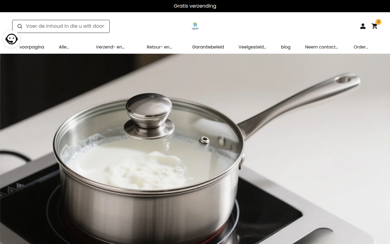 Screenshot van sajvted.com
