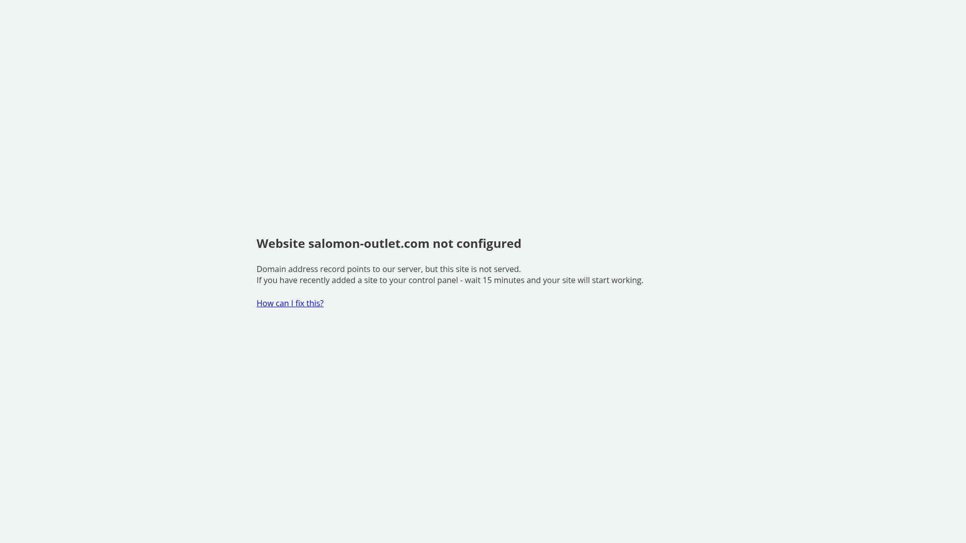 Screenshot van salomon-outlet.com