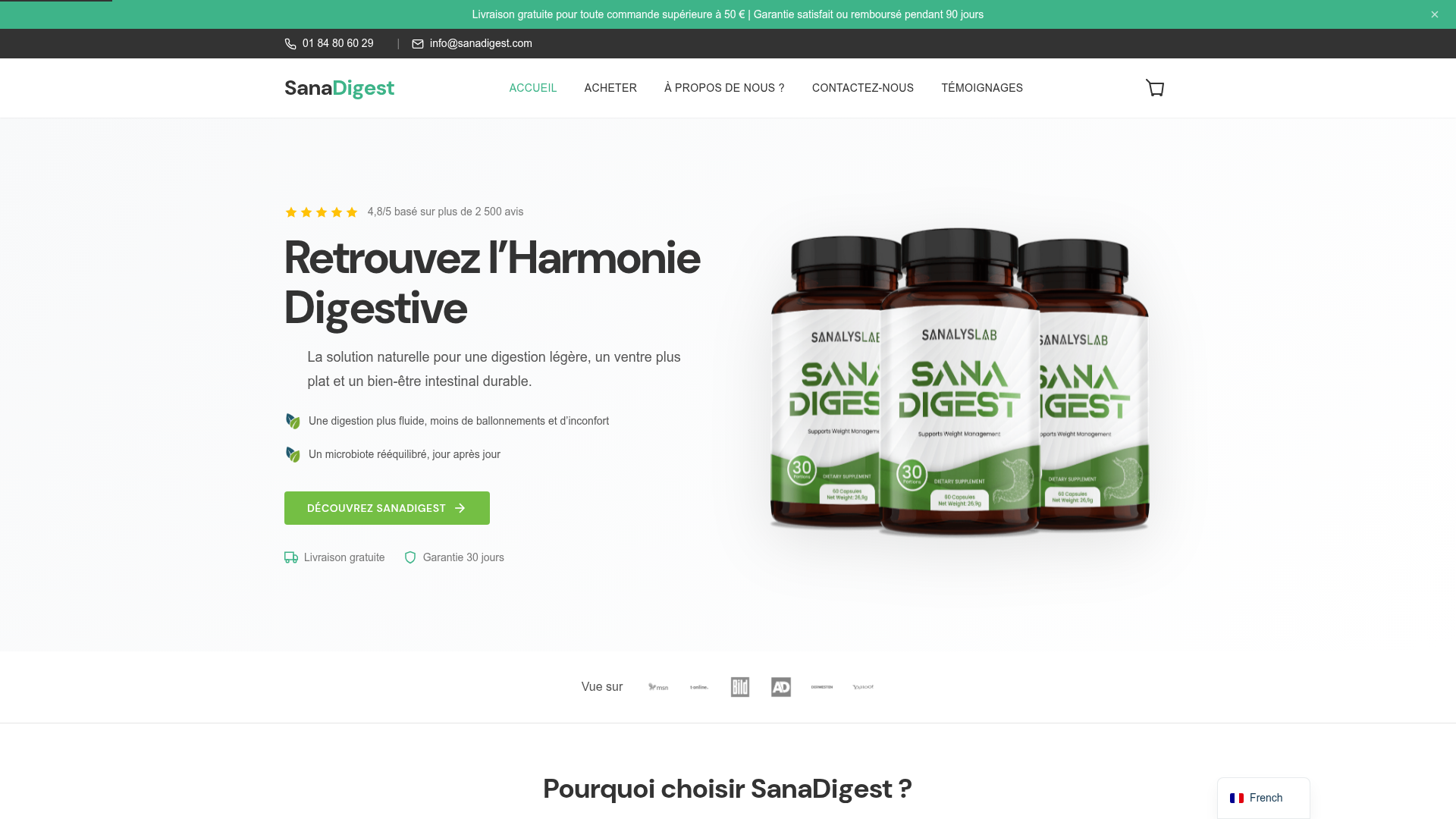 Screenshot van sanadigest.com