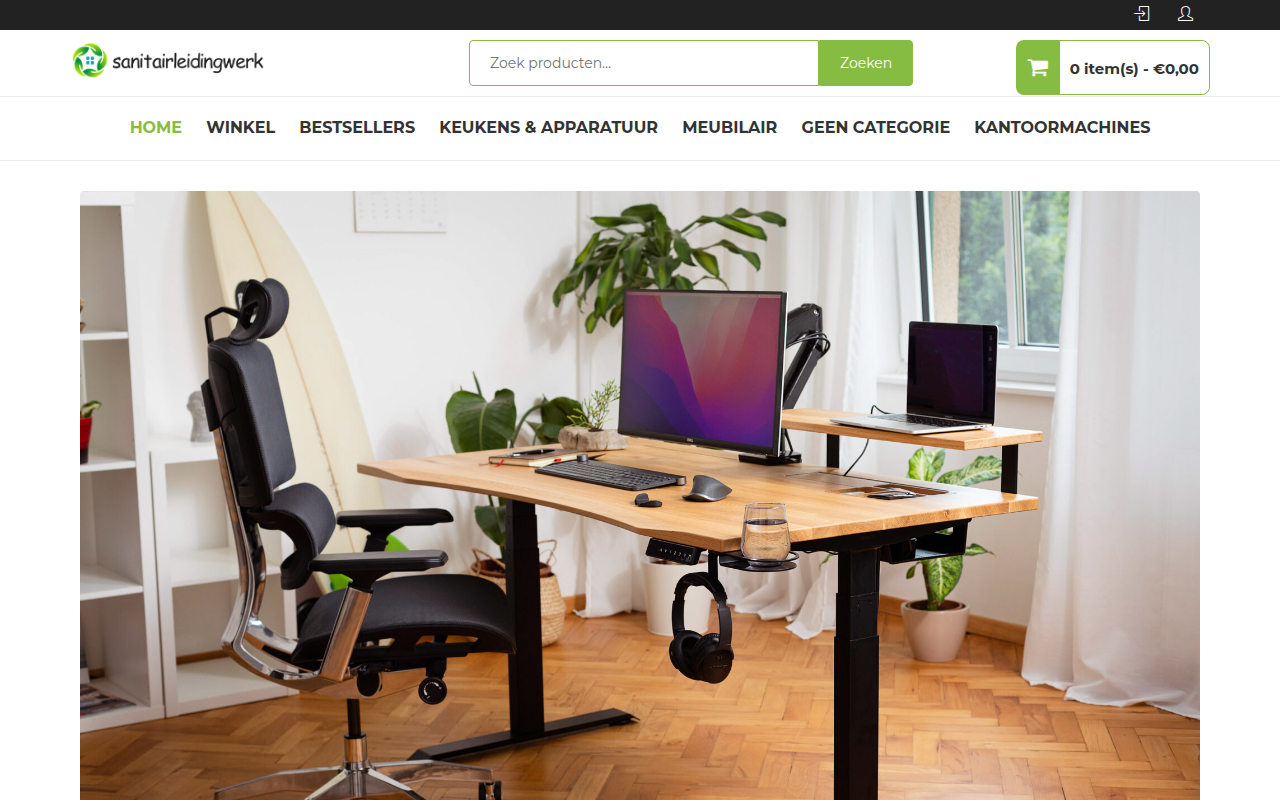 Screenshot van sanitairleidingwerk.com