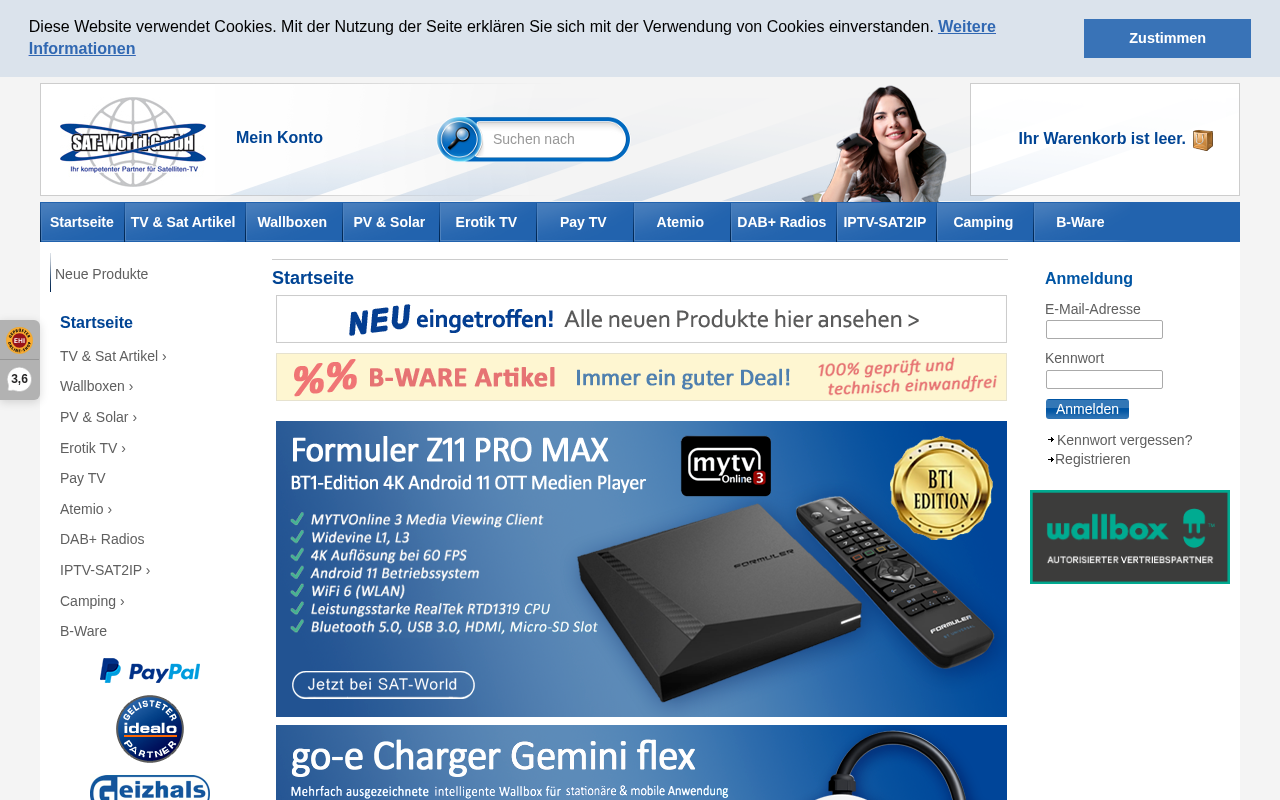 Screenshot van sat-world.com