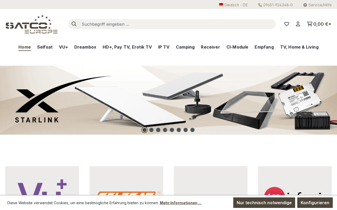 Screenshot van satco-europe-shop.de