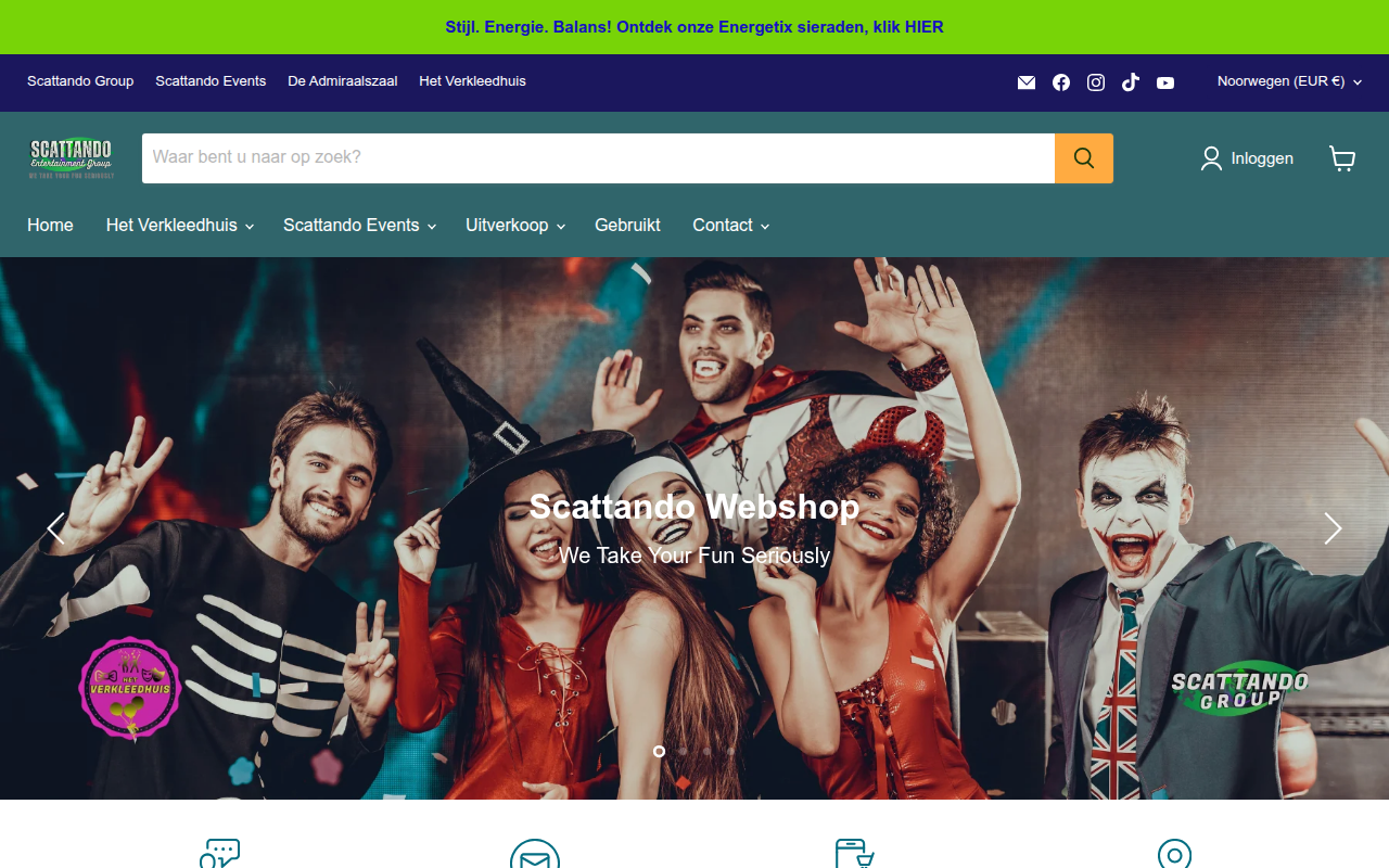Screenshot van scattandowebshop.nl