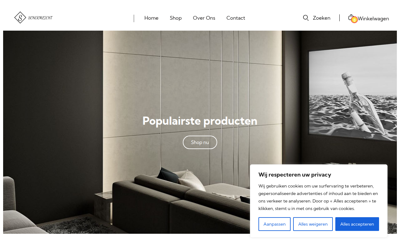 Screenshot van schermlicht.com
