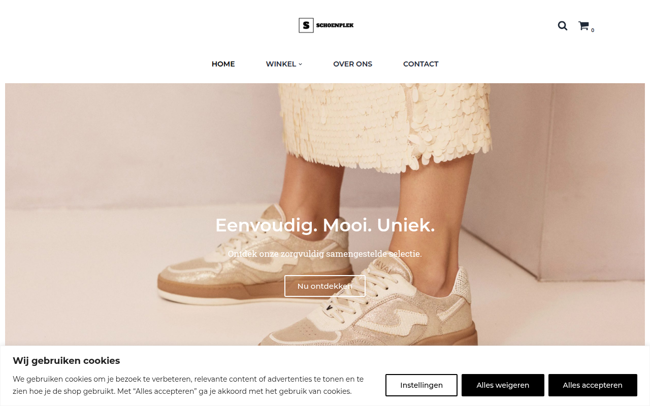 Screenshot van schoenplek.com