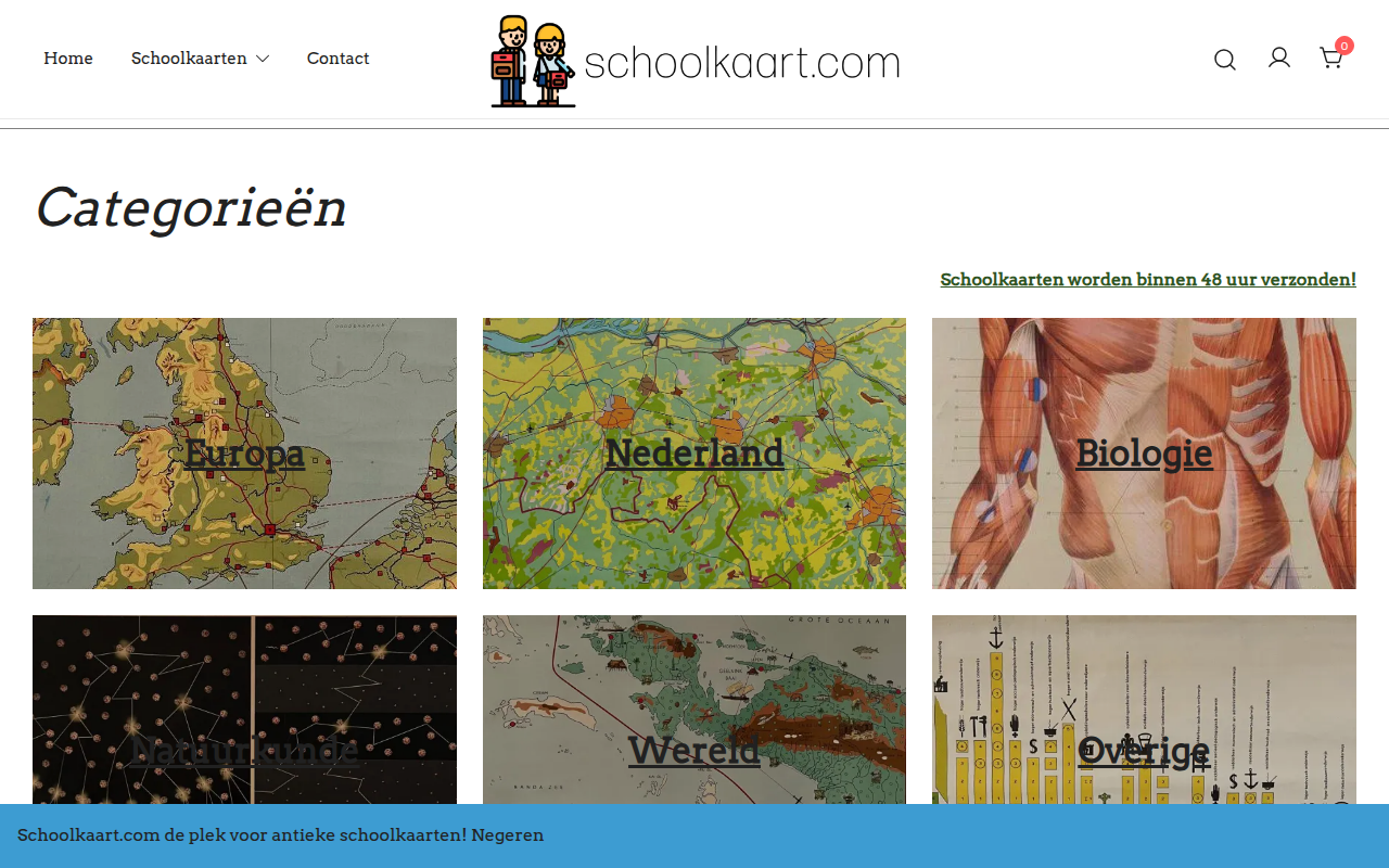 Screenshot van schoolkaart.com