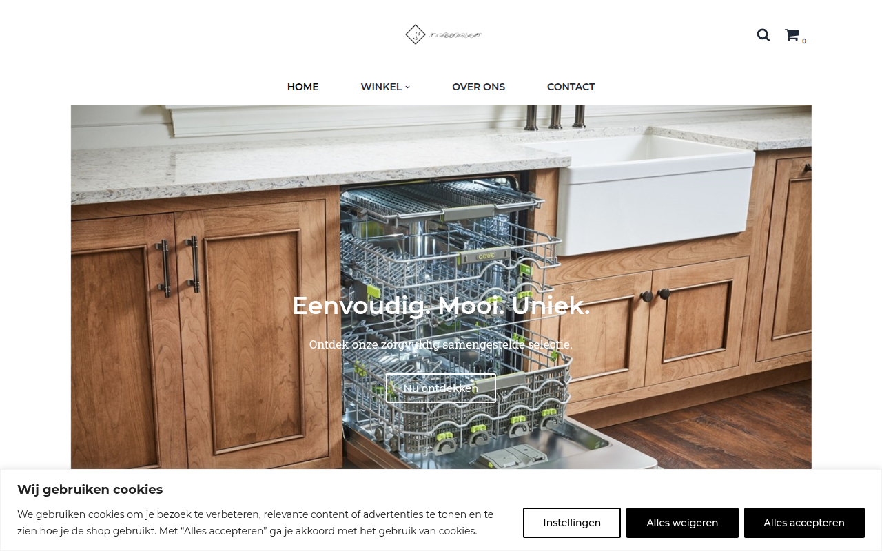 Screenshot van schoonvaat.com