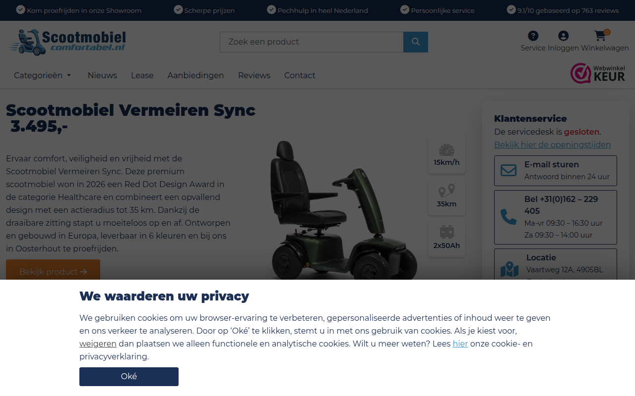 Screenshot van scootmobiel-comfortabel.nl