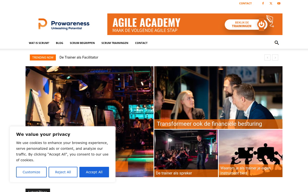 Screenshot van Scrum