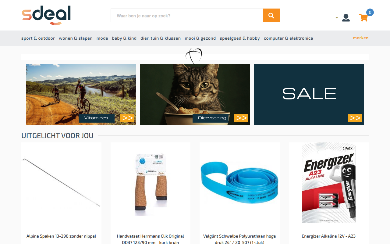Screenshot van sdeal.be