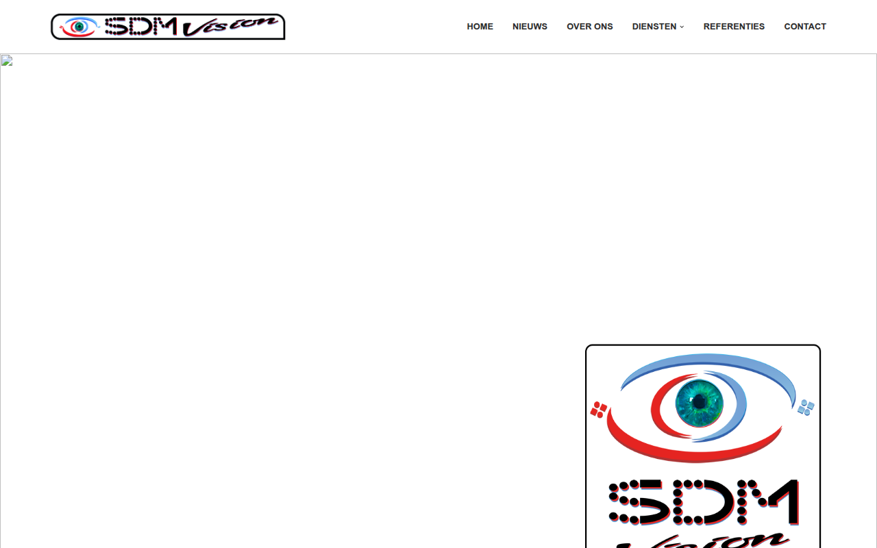 Screenshot van sdmvision.com