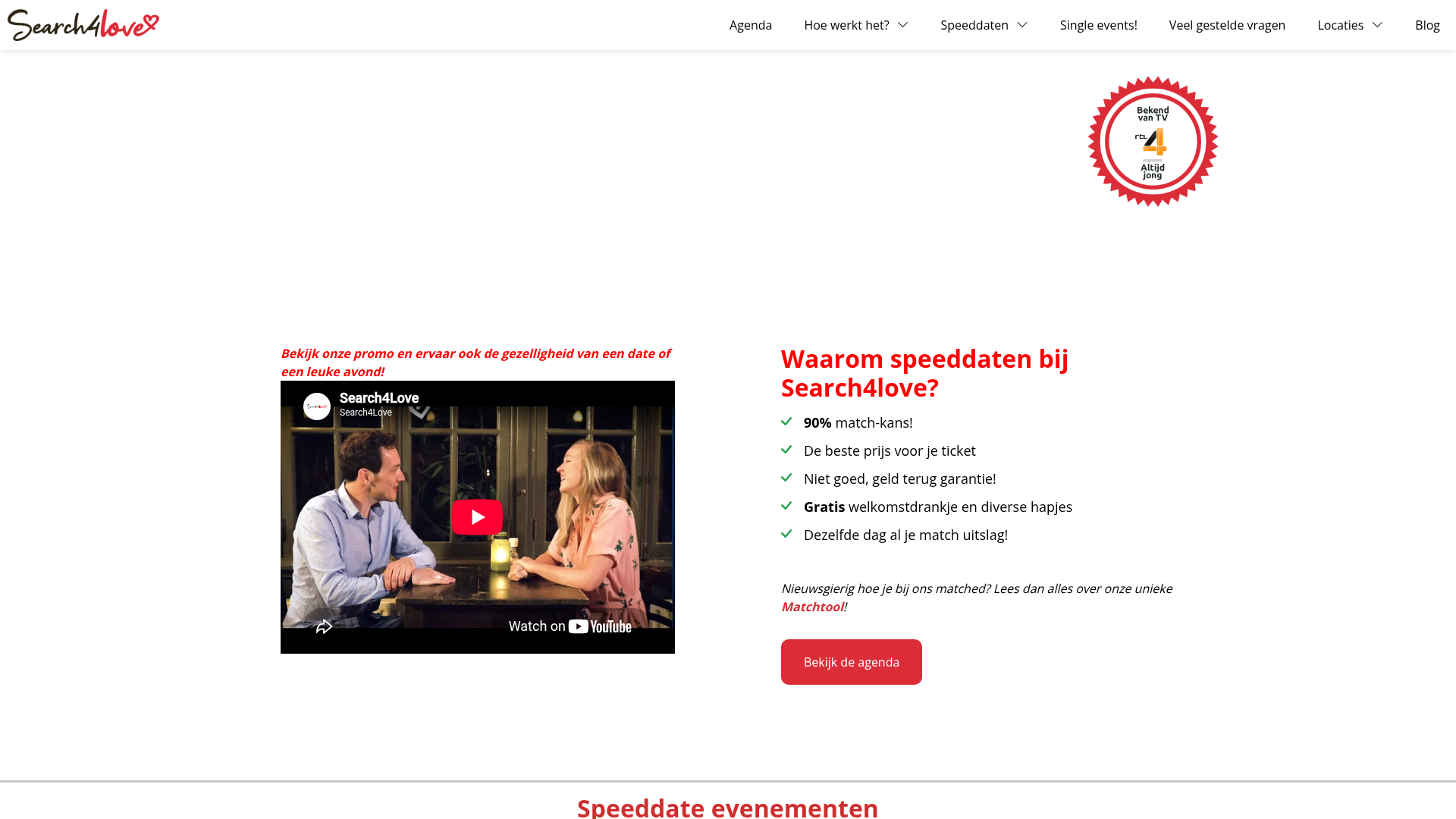 Screenshot van search4love.nl