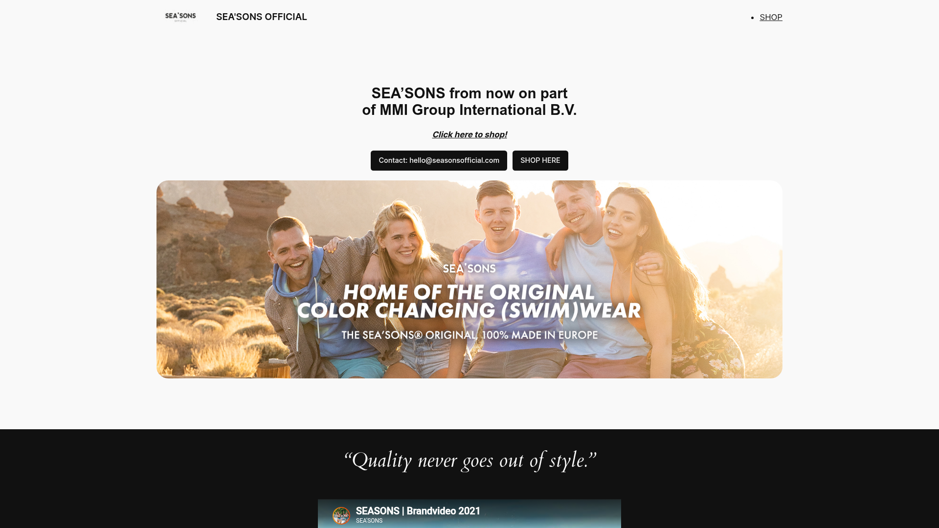 Screenshot van seasonsofficial.com