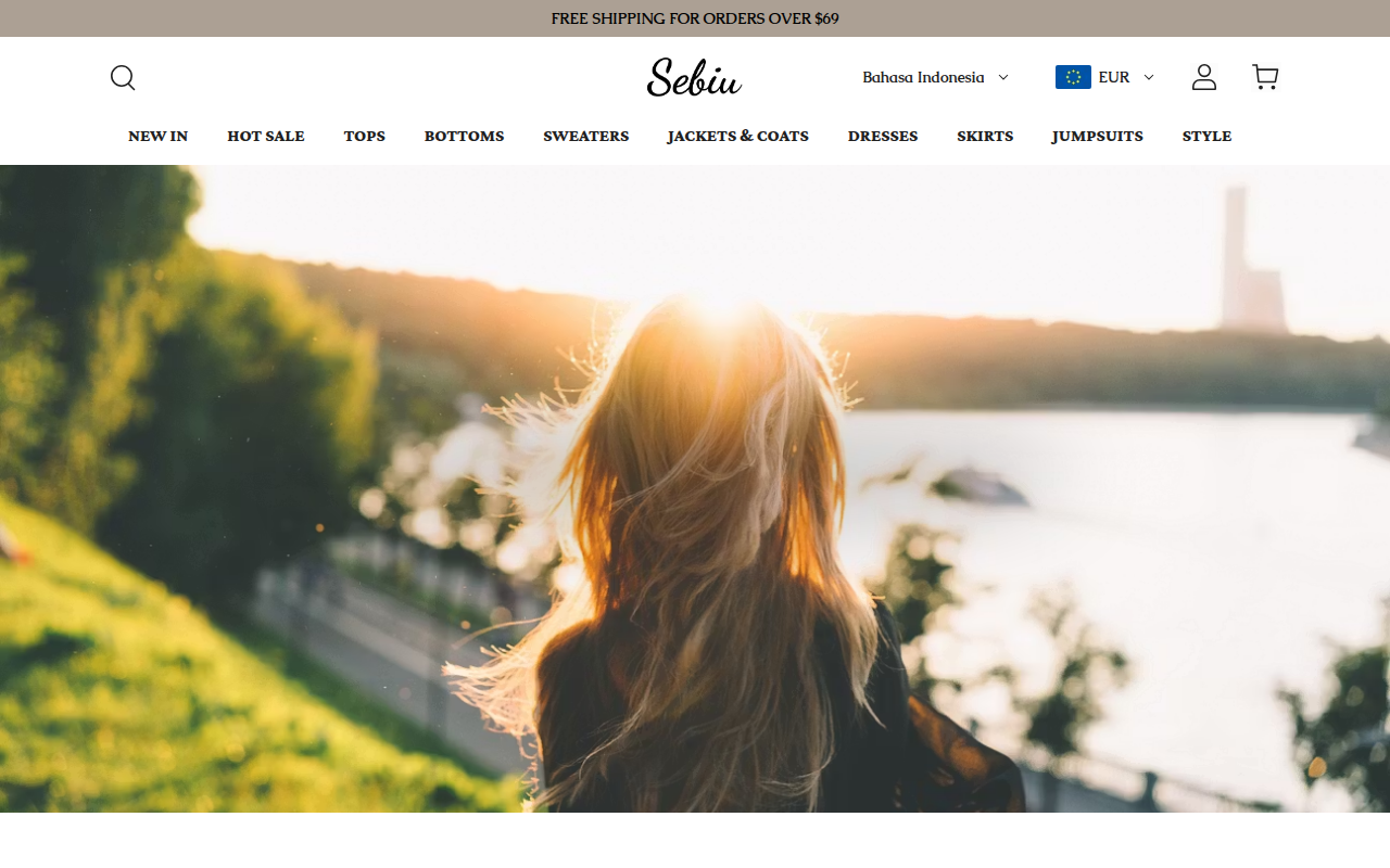 Screenshot van sebiu.com