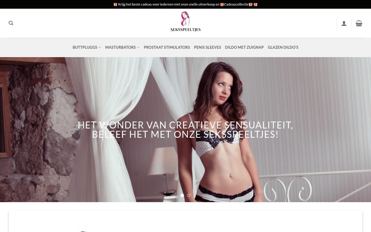 Screenshot van sekswinkel-kortings.com