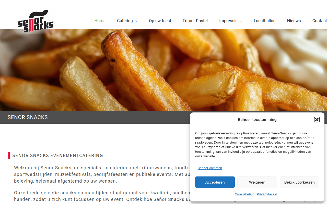 Screenshot van Senorsnacks