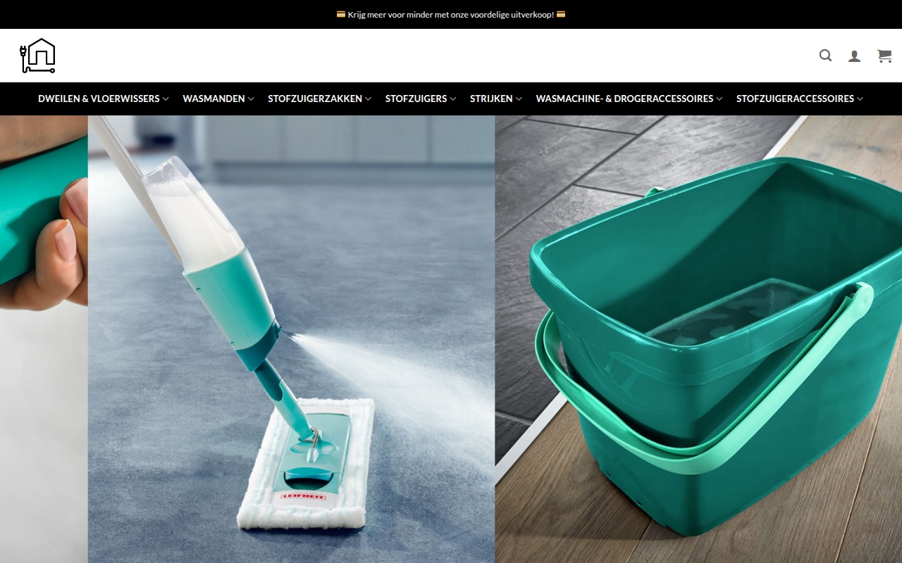 Screenshot van serieschoonmaken.com