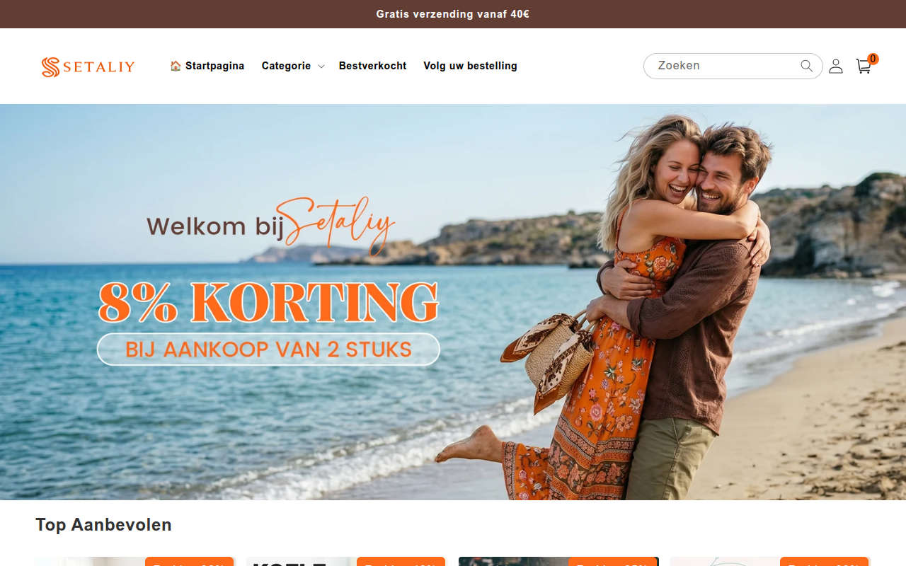 Screenshot van setaliy.com
