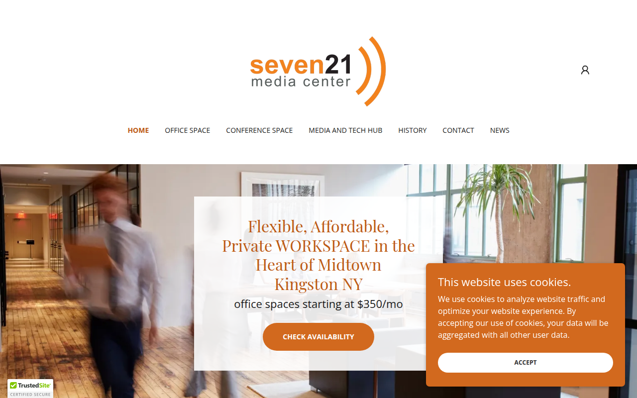 Screenshot van seven21.com