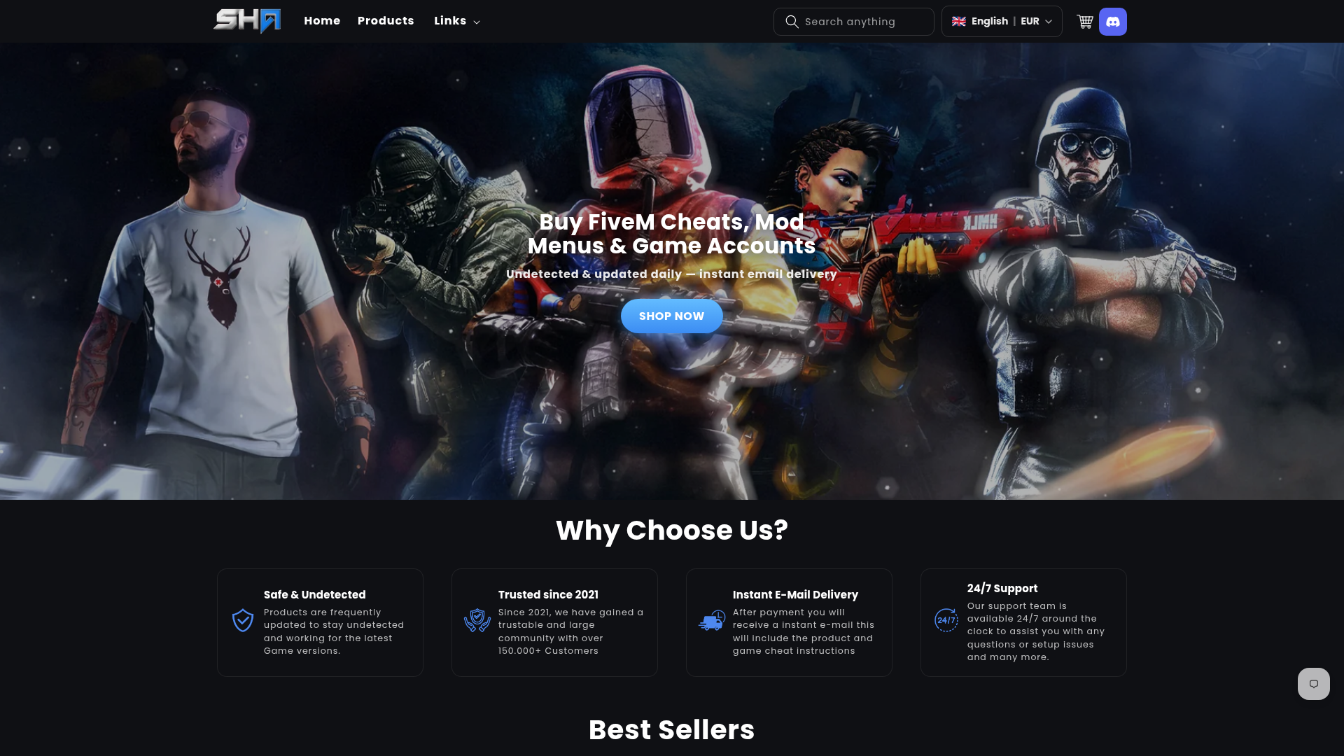 Screenshot van shamods.com