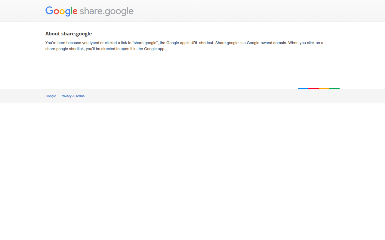 Screenshot van share.google
