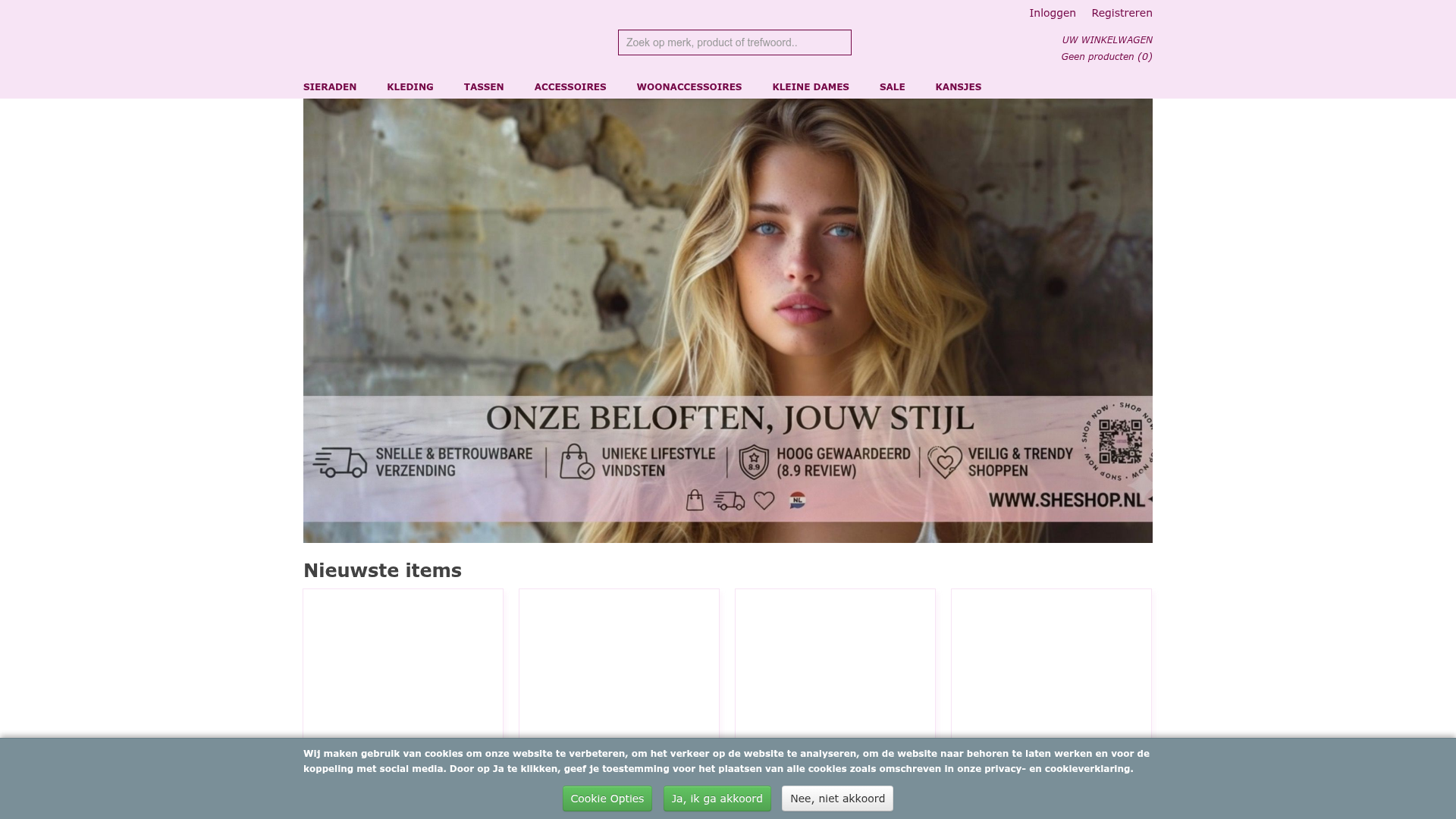 Screenshot van shelifestyle.nl