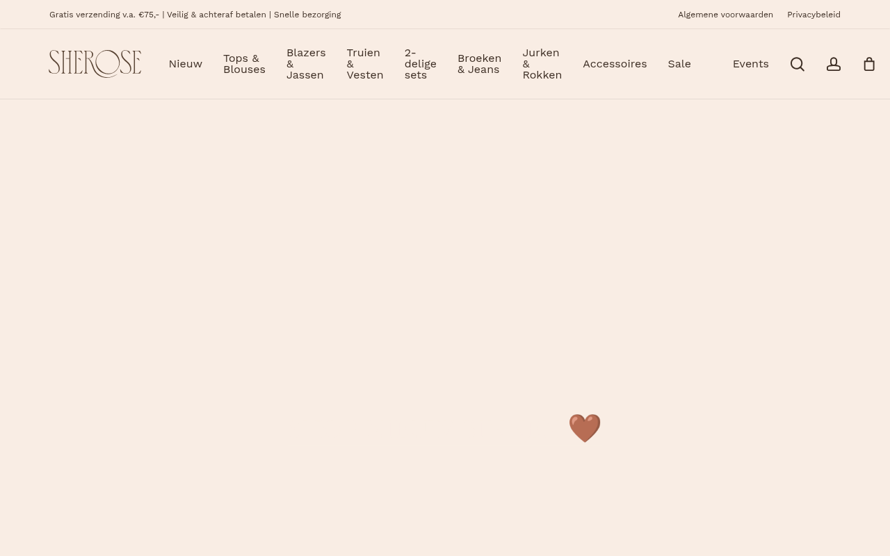 Screenshot van sherose.nl