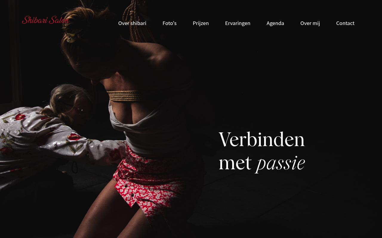Screenshot van shibarisalon.com