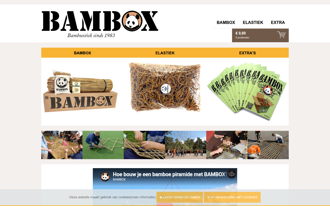 Screenshot van shop.bambox.nl