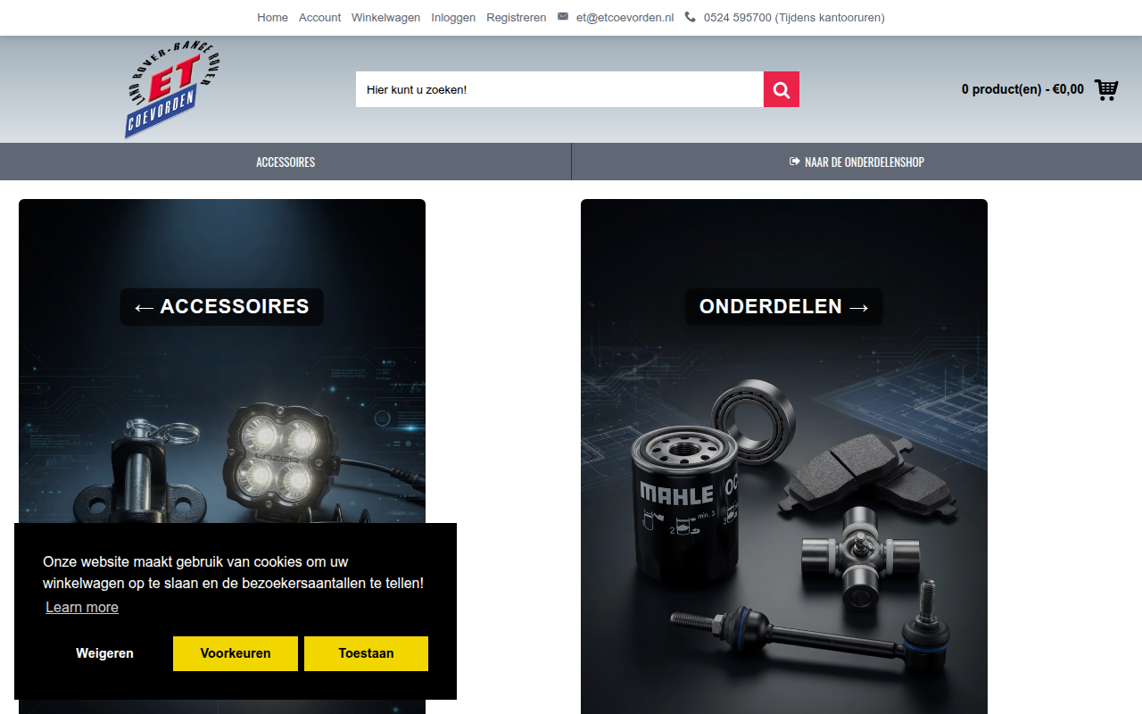 Screenshot van shop.etcoevorden.nl