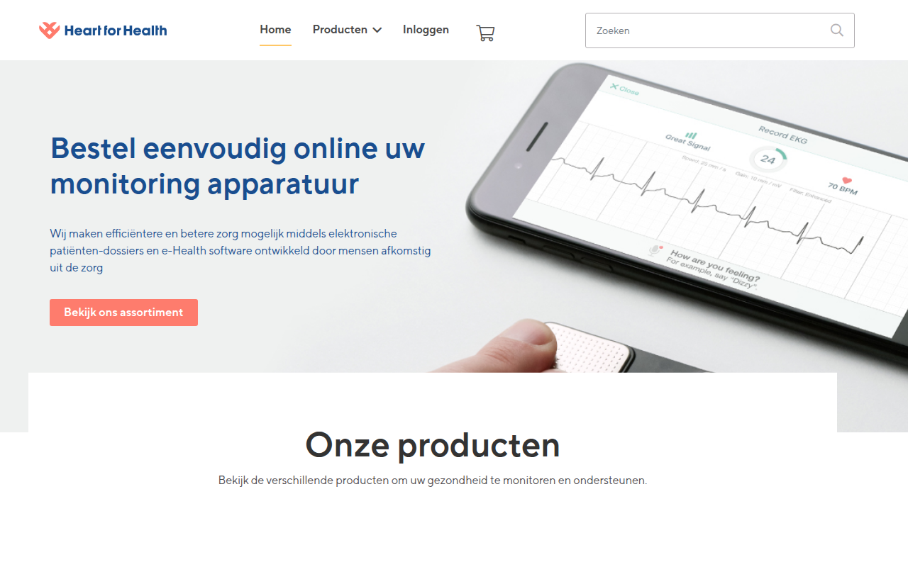 Screenshot van shop.heartforhealth.com