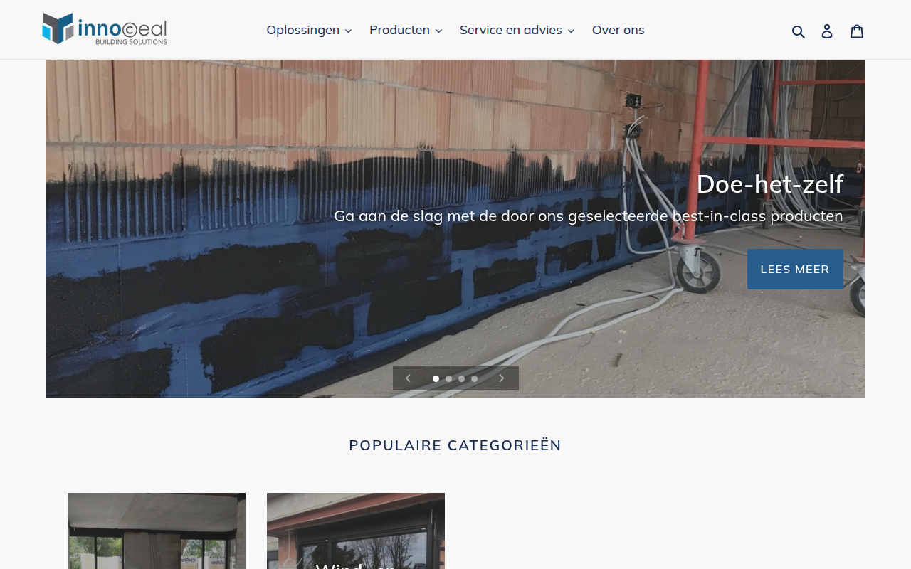 Screenshot van shop.innoceal.com