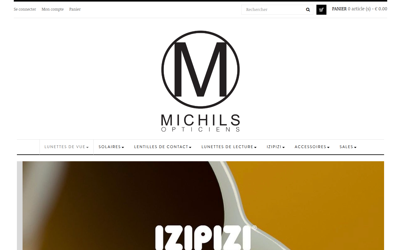 Screenshot van shop.michilsopticiens.be